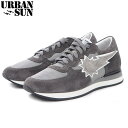 アーバンサン URBAN SUN スニーカー ローカット メンズ ALAIN-101 グレー