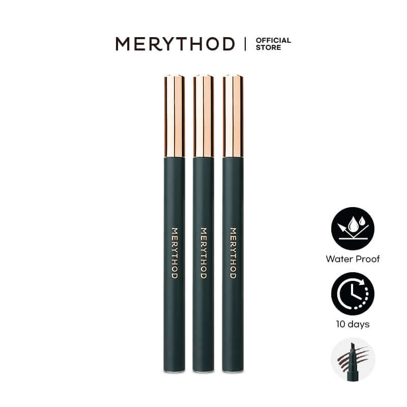 【MERYTHOD公式】リールタトゥーブロウペン 3色 0.9g 韓国コスメ REEL TATTOO BROW PEN メリーソド 眉毛 まつ毛 重ブラシ セルフタトゥー きめ細かい表現