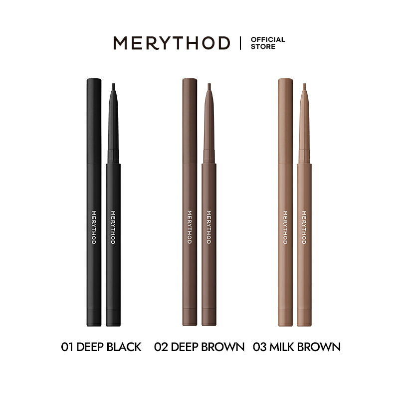 【MERYTHOD公式】リールエッジスリムライナー REELEDGE SLIM LINER 3色 アイメイク アイライナー ブラック ブラウン ペンシル ライナー 韓国コスメ