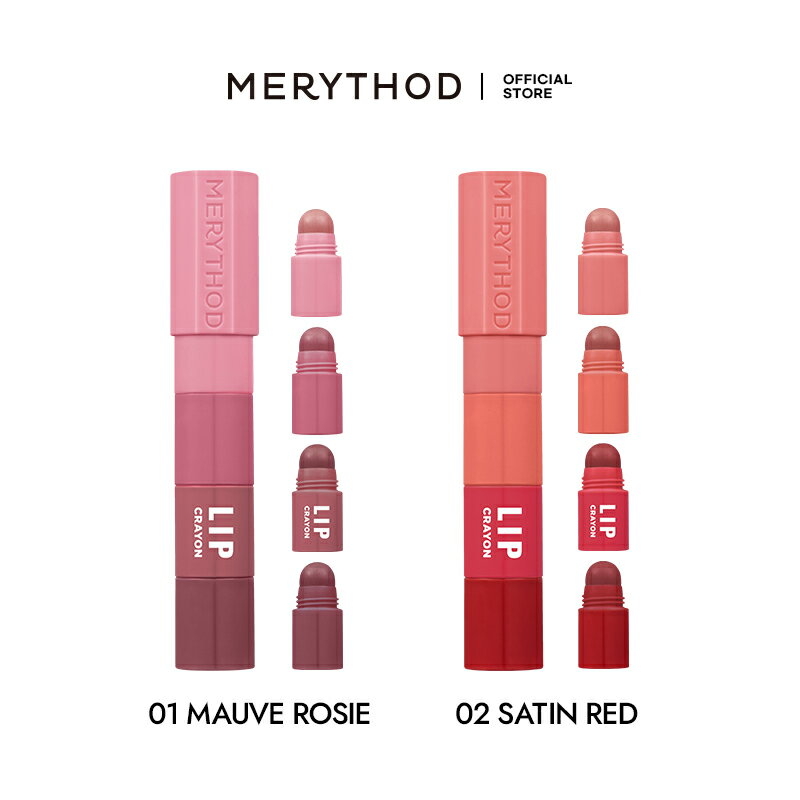 【MERYTHOD公式】リールエッジリップクレヨン REELEDGE LIP CRAYON リップ 口紅 ティント リップスティック リップメイク 唇 韓国コスメ