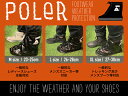 POLER ポーラー SUMMIT SHOES RAINCOVER シューズレインカバー 靴 カバー 雨 黒 55400001 BLACK ブラック レインカバー 靴カバー 靴につけるカバー 汚さない 汚れ 防止 アウトドア キャンプ 旅行 日本正規品 3