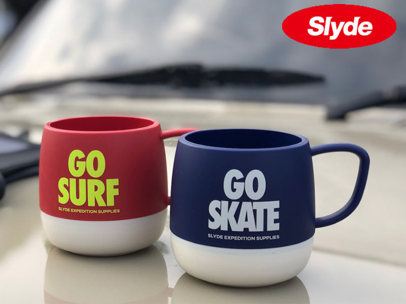 Slyde スライド slACC001 2 TONE MUG SLYDE EXPEDITION SUPPLIES GO SURF GO SKATE コップ マグ 旅 TROP アウトドア スノー スノーボード サーフィン サーフ スケート レディース メンズ 家族 スケートボード スケボー キャンプ