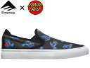 EMERICA エメリカ 靴 シューズ スニーカー スリッポン スケートボードシューズ スケートシューズ スケシュ SKATE スケボー 6107000242 448 スリップオン WINO G6 SLIP-ON × SANTA CRUZ サンタ クルーズ サンタクルズ