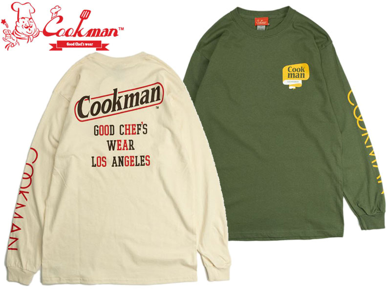 Cookman NbN} L/S T-SHIRTS Tape Logo Y fB[X jZbNX jp T JWA C[W[ [Y Ch I[o[ Pants pc 킢 RbN} TVc M L XL e[v S OX[u [ 231-03106