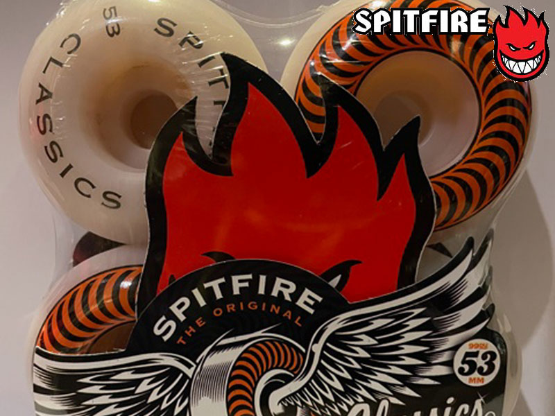 SPITFIRE スピットファイヤー SPIT FIRE スピットファイアー ウィール WHEEL タイヤ CLASSIC クラシック スケートボード SKATEBOARD スケボー ストリート系 99 53mm