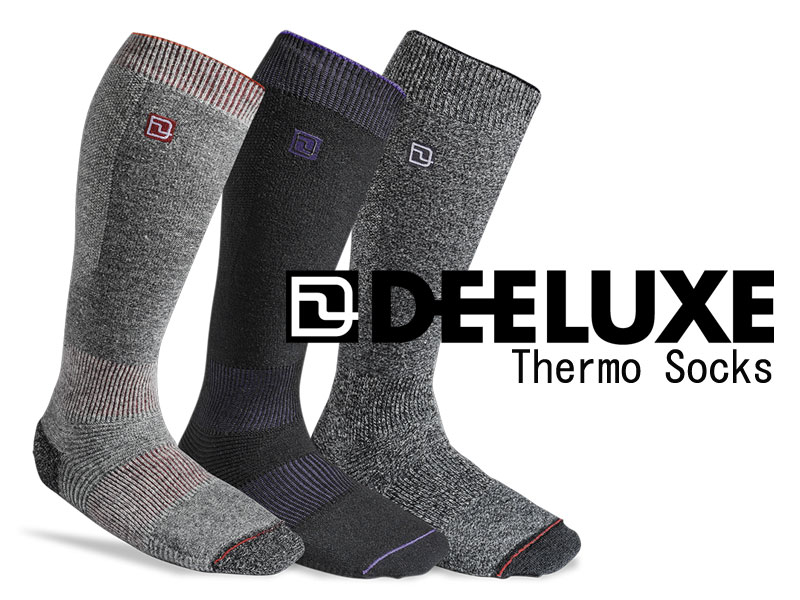 DEELUXE ディーラックス　メリノウール THERMO SOCKS サーモ ソックス ムレない 靴下 スノーボード スキー ウィンタースポーツ DELX-7019-0002 メール便対応 温かい 暖かい