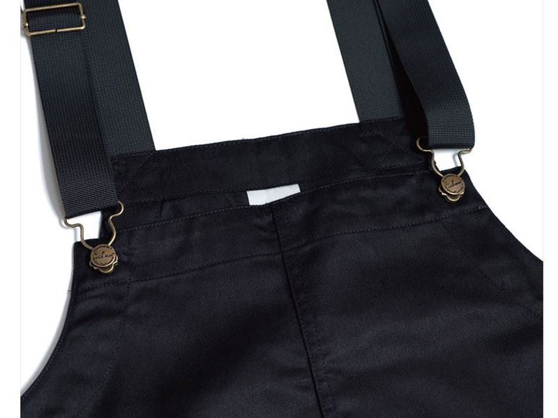 Cookman Fisherman's Bib Overall Black メンズ レディース ユニセックス 男女兼用 サロペット カジュアル ルーズ ワイド オーバー 胴付 コックマン 無地 くろ 黒 S M L XL 231-01867 クックマン フィッシャーマン ビブ オーバーオール