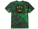 Emerica エメリカ Creature クリーチャー コラボ 6130002951 001 EVIL CREATURE TIE DYE エビル タイダイ TEE Tシャツ ティーシャツ 5.5オンス oz ACID BLAST 黒 BLACK ブラック M 緑 GREEN 黄 YELLOW