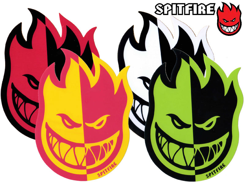 SPITFIRE SPIT FIRE スピットファイヤー ステッカー デッキ シール デカール スケート スケボー skate 横幅:約11cm×縦幅:約15.5cm メール便対応