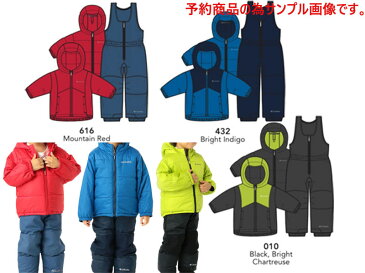 【NEWモデル予約】 Columbiaコロンビア Double Flake Set ダブルフレークセット スノー ウェア スキーウェア キッズ 子供用 セット 上下セット SY1093 SC1093 リバーシブル ジャケット スノーボード スキー ソリ 冬 雪遊び 子供 ジャンパー アノラック