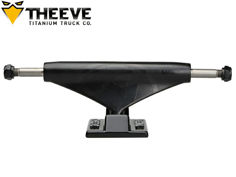 THEEVE シーブ トラック TRUCK TRACK THEEVE TRUCK TIAX V3 BLACK 5.0 5.25 Ti チタン アクスル チタニウム ハードコアブッシュ SKATE スケボー スケートボード ブラック 黒