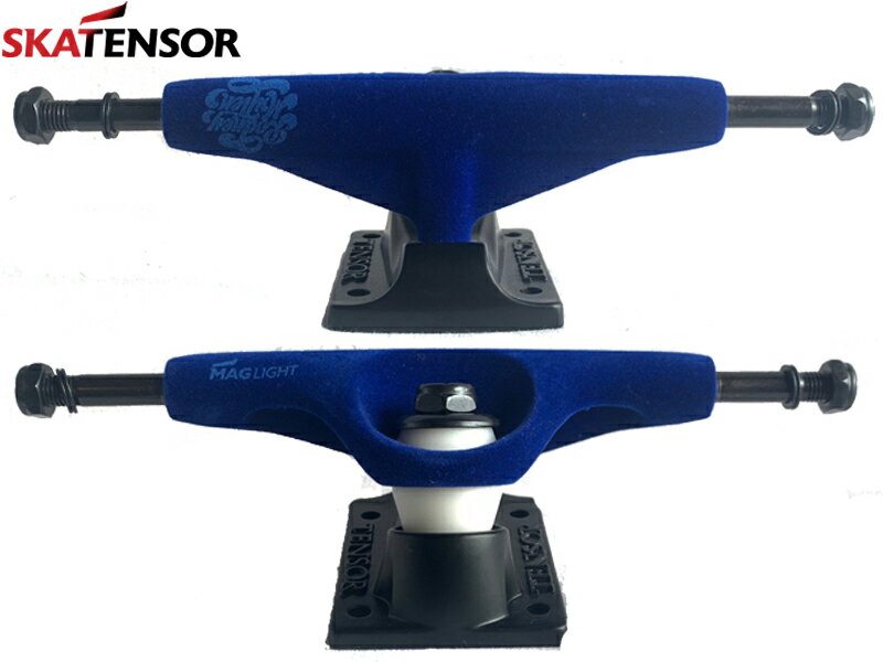 TENSOR TRUCKS テンサー トラック 超 軽量 5.25 MAG LIGHT Lo VELVET RODNEY MULLEN BLUE スケートボード スケボー マグライト 7.875 8.0 8.125 ロドニー ミューレン ストリート ベルベット 低い ブルー