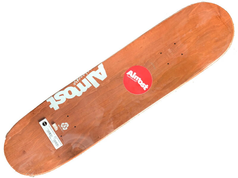 ALMOST オールモスト スケートボード 8.125" × 31.7" 8.125インチ スケボー デッキ IMPACT SUPPORT インパクト カーボン 板 Tyson Bowerbank タイソン ボワバンク 高 耐久 強度 反発 CARBON
