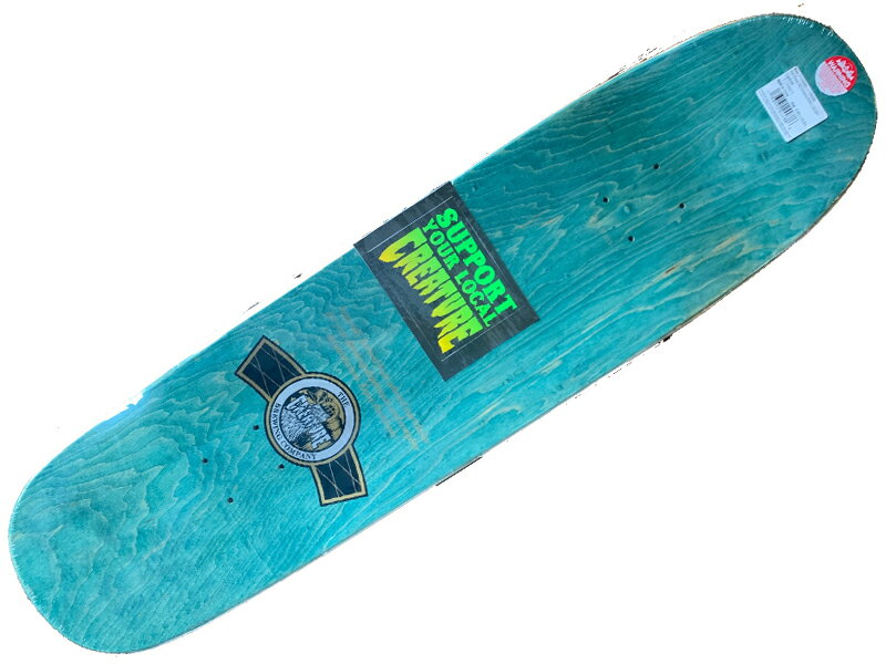 CREATURE クリーチャー スケートボード Malt Sliquor Everslick エバー スリック 8.65" × 32.20" 8.65インチ 太め 太い モルト オールドスクール スケボー デッキ 板 ブランド 正規品 高校 大人 パーク
