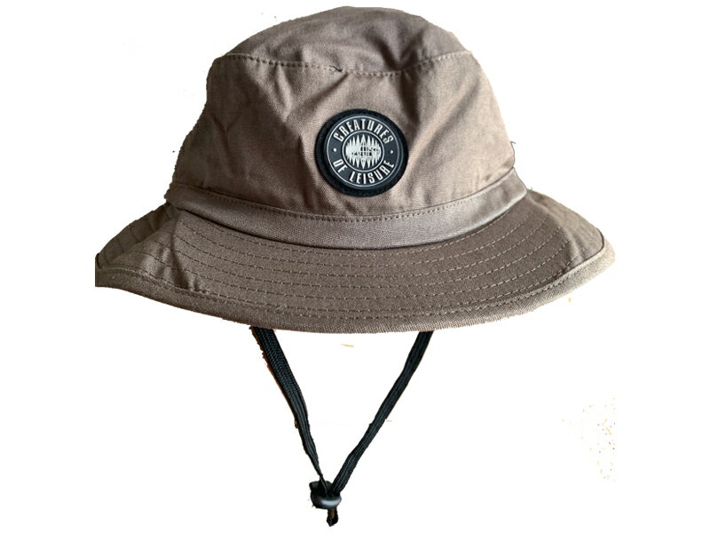 CREATURES クリエーチャー BUCKET HAT バケット ハット サーフハット サーフキャップ 帽子 ハット サーフィン サーフ SURF ミリタリー あご紐 日焼け 日よけ クリエイチャー メール便アウトドア キャンプ 釣り