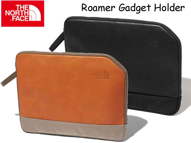 THE NORTHFACE ザ ノースフェイス Roamer Gadget Holder NM82063 スリーブバッグ ローマーガジェットホルダー 鞄 手持ち バッグ BAG PC IPAD パソコン アイパッド タブレット 保護 ブラウン ブラック 牛革 革 小物 収納 ティンバーウルフ