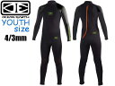 OCEAN&EARTH STEAMER 4/3mm フルスーツ ウェットスーツ オーシャンアンドアース ユース バックジップ スプリング サマー サーフィン 夏...
