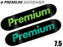 13mind PREMIUM プレミアム SUPREMIUM TEAM DECKS チームデッキ 黒 緑 デッキ 板 7.5 × 30 スケボー SKATE 子供サイズ 高学年 子供 KID 子供用 初心者 キッズ 小学生