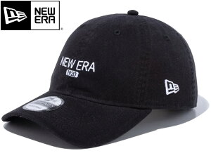 NEW ERA ニューエラ CAP 帽子 キャップ 9TWENTY クロスストラップ ユニセックス 1920 シンプル 刺繍 コットン 綿 ブラック BLACK 黒 アジャスタブル 56.8 - 60.6 cm ロゴ 日本正規品