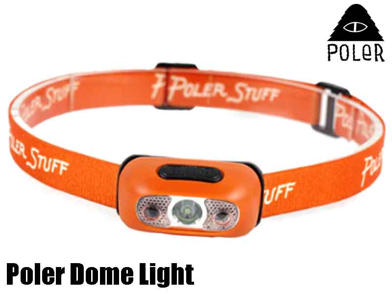 POLeR OUTDOOR STUFF ポーラー ポーラーアウトドアスタッフ Dome Light ポーラードーム ヘッドライト ヘッドランプ USB充電 センサー機能付き キャンプ アウトドア 電気 ライト 釣り 車中泊 明かり 電池 点灯