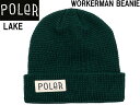 POLER ポーラー ビーニー ニット帽 ニット キャップ 帽子 CAP HAT ハット Worker Man Beanie 224ACU7901 LAKE レ...