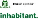 inhabitant インハビタント ステッカー logo sticker ロゴ シール デカール カッティング スノーボード スノボー スケートボード スケボ...