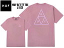 HUF ハフ Tシャツ ショートスリーブ 半袖Tシャツ HUF SET TT TEE ロゴ メンズ レディース ストリート ストリートファッション 男性 女性 プレゼント TS01953 MAUVE モーブ スノーボード サーフィン スケートボード L サイズ