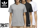 adidas SKATEBOARDING アディダス スケートボーディング 3枚パック 半袖Tシャツ CW2344 Tシャツ L O XLSIZE 半袖 カットソー ティーシャツ コットン セット 日本正規品 スケートボーディング