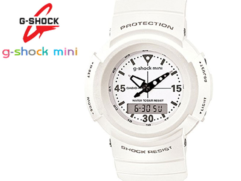 G-SHOCK G SHOCK ジーショック 女 男 子供 mini ミニ CASIO カシオ アナデジ アナログ デジタル GMN-500-7BJR ショップ限定品 限定クリスマス プレゼント ギフト 腕時計 防水 Gショック 5416