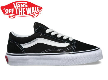 【VANS (バンズ) 】 VN000W9T6BT 子供 サイズ キッズ 子供用 OLD SKOOL オールドスクール スニーカー スケートシューズ 靴 スケシュー 黒 BLACK スケボー SKATEBOARD US企画 スケートボード 16cm 16.5cm 17cm 17.5cm