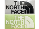 THE NORTHFACE ザ ノースフェイスCUTTING STICKER NN88106 ステッカー カッティングステッカー ロゴ シール アウトドア 山登り ホワイト ブラック 14cm×7cm