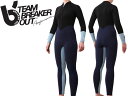 ブレーカーアウト 3/3mm レディース フルスーツ ウェットスーツ BREAKER OUT 女性用 女 フロントジップ スプリング サマー サーフィン AXX...