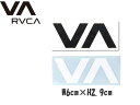 RVCA ルカ ルーカ VA THERMAL DIE CUT STICKERステッカー シール 小ファッション アパレル ファッション SKATE SURF R00-S06 日本正規 メール便