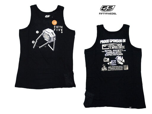 55DSL フィフティーファイブディーエスエル タンクトップ ノースリーブ プリント カットソー TANK TOP 2411T82002 メール便対応 【国内正規品】大幅値引き 55DSL フィフティーファイブディーエスエル タンクトップ ノースリーブ プリント カットソー TANK TOP 2411T82002 メール便対応 【国内正規品】大幅値引き