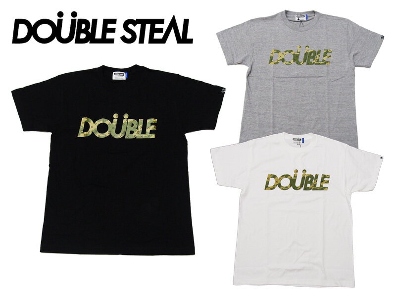 DOUBLE STEAL DOUBLESTEAL _uXeB[ TVc  CAMOMONOGRAM TEE 941-14007 OLLIE SAMURAI I[[ TC [֑Ή