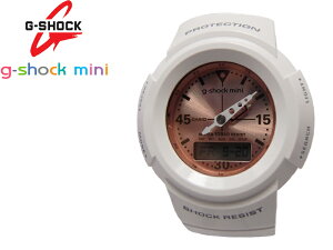 G-SHOCK G SHOCK ジーショック 女 子供mini ミニ CASIO カシオ アナデジ アナログ デジタル GMN-500-7B2JR ショップ限定品 限定クリスマス プレゼント ギフト 白 ピンクゴールド 腕時計 メーカー 保証付き 5416