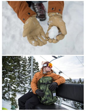 POLER CAMPING STUFF ポーラー レザーグローブ 革 手袋 五本指 THE TOHOMA GLOVE　スノーボード SNOW サーフ SKATE スケート ピスト 自転車