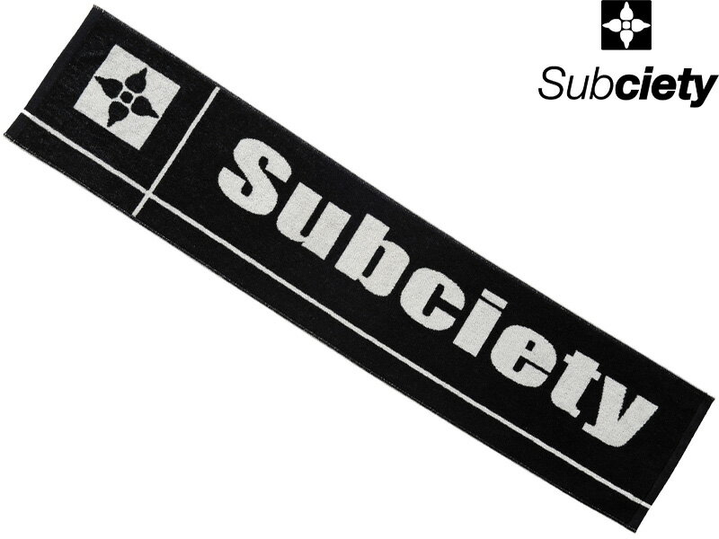 Subciety サブサエティ タオル マフラータオル フェイスタオル MUFFLER TOWEL SBA6791 COA151 ストリート ファッション OLLIE SAMURAI オーリー サムライ メール便対応