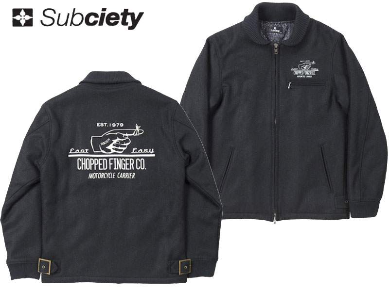 【SUBCIETY サブサエティ】 ファラオジャケット ワークジャケット ジャケット 上着 秋冬 アウター SBF7313 PHARAOH JKT-CHOPPED FINGER- オーリー サムライ SAMURAI OLLIE ストリート スト系 送料無料