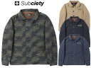 SUBCIETY サブサエティ ワークジャケット ボアジャケット ジャケット 上着 秋冬 アウター DECK BOA JKT-FIFTY STATES- SBF7273 オーリー サムライ SAMURAI OLLIE ストリート スト系 送料無料