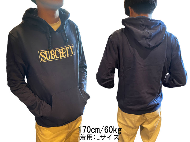 SUBCIETY サブサエティ サブサイティー NYB PARKA-SALOON- 10309 パーカー プルオーバー ボックスロゴ トップス フーディー メンズ レディース 長袖 スウェット シンプル カジュアル ストリート プレゼント