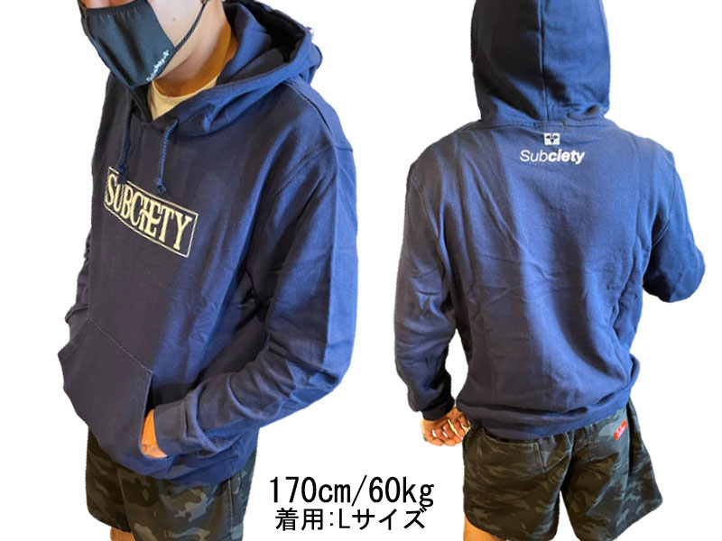 SUBCIETY サブサエティ サブサイティー NYB PARKA-SALOON- 10309 パーカー プルオーバー ボックスロゴ トップス フーディー メンズ レディース 長袖 スウェット シンプル カジュアル ストリート プレゼント