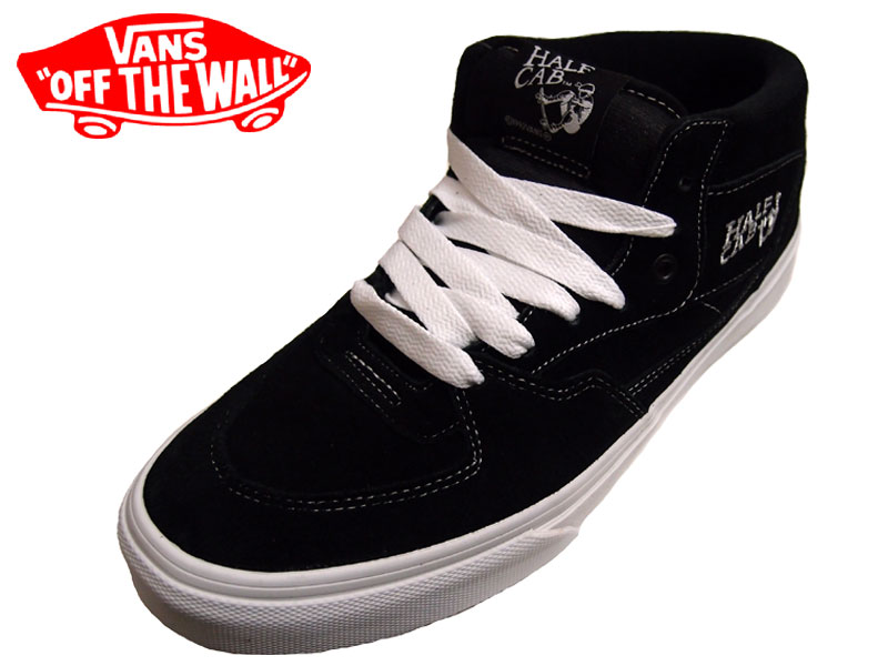 VANS バンズ HALF CAB ハーフキャブ スニーカー スケートシューズ 靴 VN-000DZ3BLK スケボー SKATEBOARD スケシュ ストリート ブラック WATERFALL カジュアル ファッション