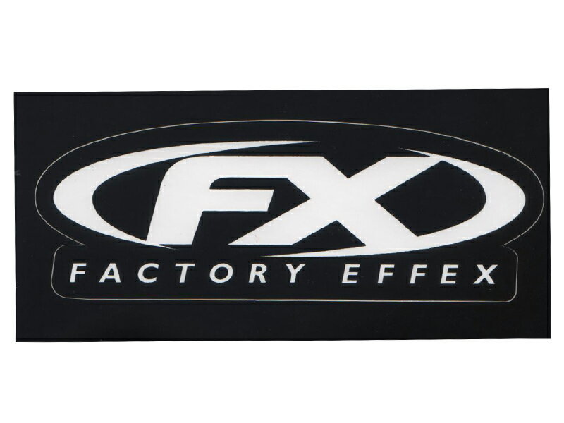 FACTORY EFFEX ファクトリーエフェックス ステッカー sticker スケート サーフィン スノーボード モトクロス BMX ラリー メール便対応