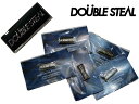 DOUBLE STEAL ダブルスティールピンバッチ ロゴ 464-90019 アクセサリー BLACK ブラック バッチ メール便対応
