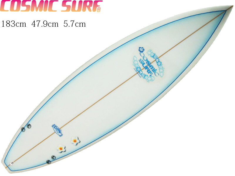 COSMIC SURF COSMICSURF コスミックサーフ miniboardミニボード SHORTBOARD ショートボード 初心者 子供 ジュニア 女性 183cm 47.9cm 5.7cm サーフィン SURF