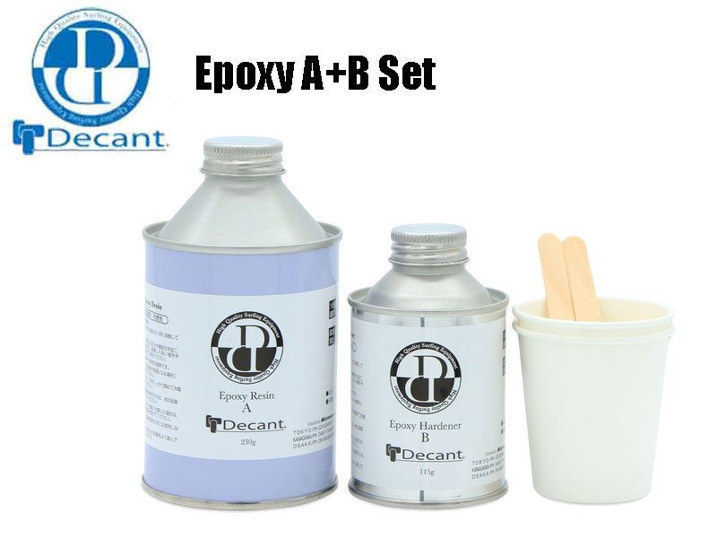 DECANT デキャント Epoxy A+B Set エポキシ レジンセット リペア 110141300028 直す セット ABセット サーフボード 専用 修理材 修理道具 修理セット サーフィン SURFIN SURF