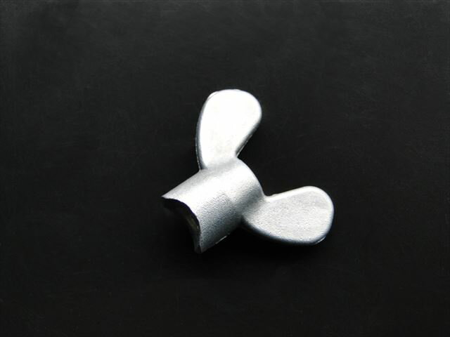 汎用 リヤブレーキ調整用 蝶ナット (アルミ製) ※超便利 サイズ6mm用 旧車 絶版バイク 0101