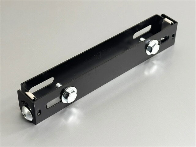 角度変更ナンバープレートステー (黒色) 汎用 旧車 絶版バイク 1366