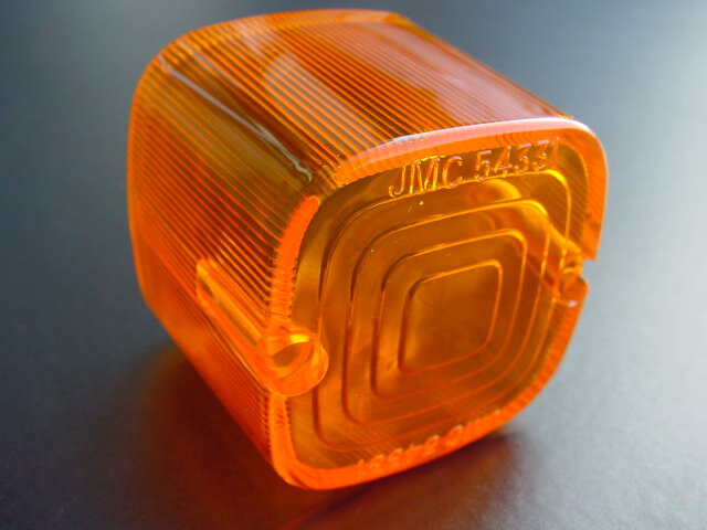 JMC 角型 ヨーロピアンウインカー専用 オレンジレンズ 汎用 旧車 絶版バイク jmc-005